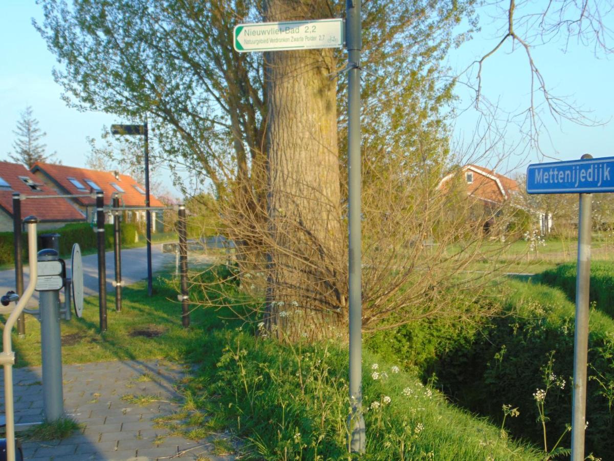 Polderhuis Voor 8-10 Personen Aan Zee 尼乌弗利特 外观 照片