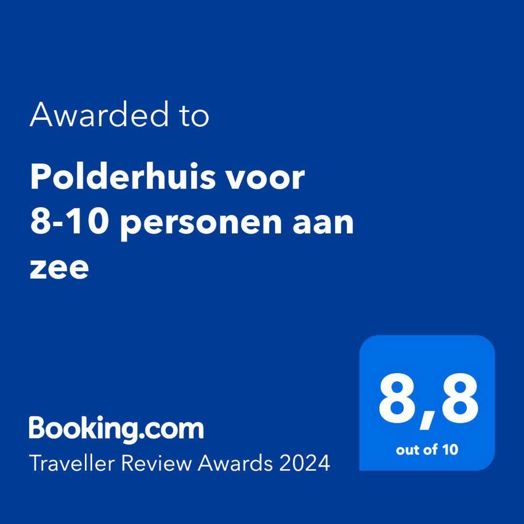 Polderhuis Voor 8-10 Personen Aan Zee 尼乌弗利特 外观 照片